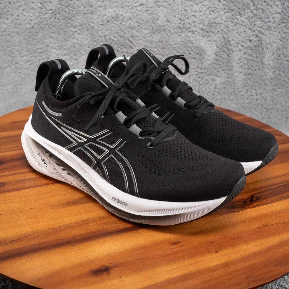 ASICS Running Shoes GEL-NIMBUS 26 Black / Graphite Grey Size 10